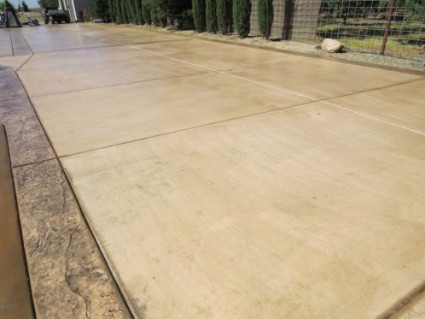 This is a picture of concrete resurfacing in Carmichael, California. 