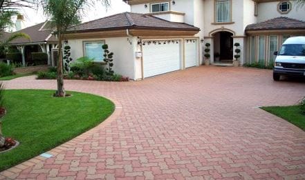 This is a picture of stamped driveway, folsom, california
