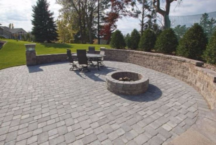 a picture of stone pavers in arden, ca